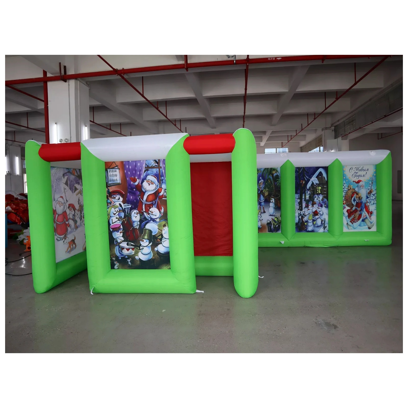 Outdoor Adventure Kids Party - Duży otwarty labirynt dmuchany 6x6m (20x20ft)