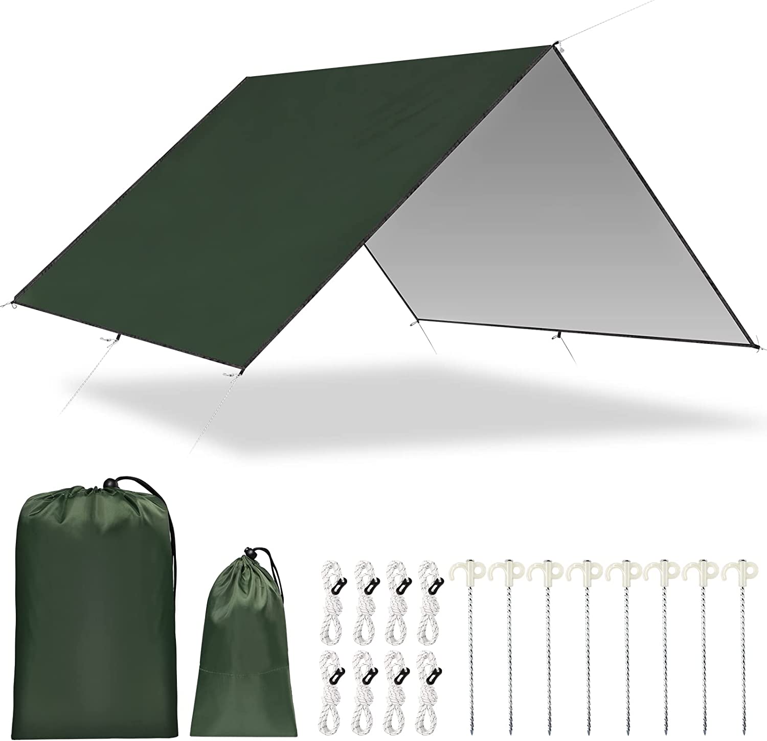 Hammock Rain Tarp - Wodoodporna plandeka kempingowa 2026, plandeka na