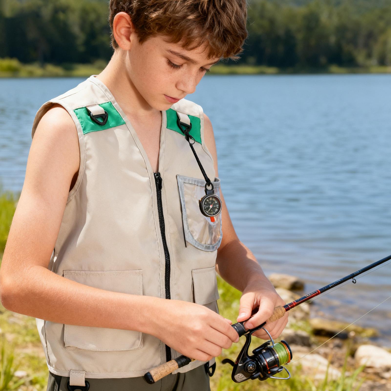 Outdoor Adventure Kids Party - Kamizelka wędkarska dla dzieci, kamizelka odkrywcy,
