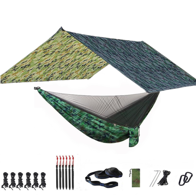 Hammock Rain Tarp - Hamak kempingowy z plandeką przeciwdeszczową i