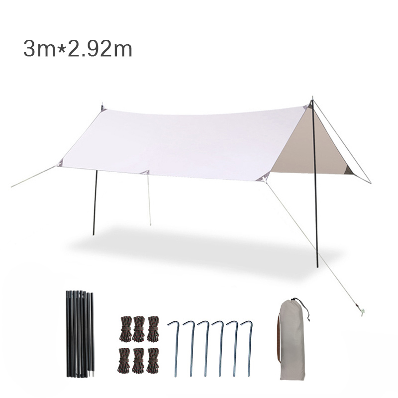 Hammock Rain Tarp - Plandeka ultralekka 300*292cm, tarp przeciwdeszczowy do