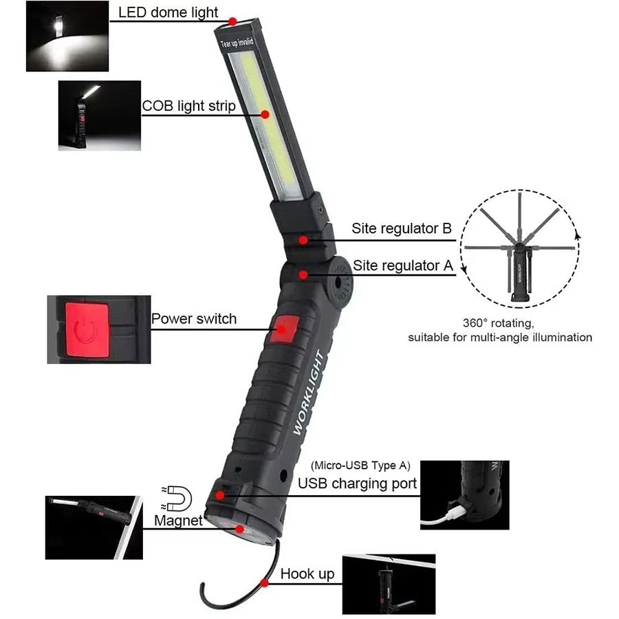Przenośna latarka LED z magnet – Outdoor Adventure Trips recenzja i cena