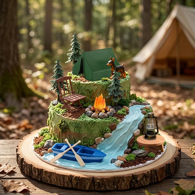 12 szt. Zestaw Dekoracji na To – Outdoor Adventure Birthday Party recenzja i cena