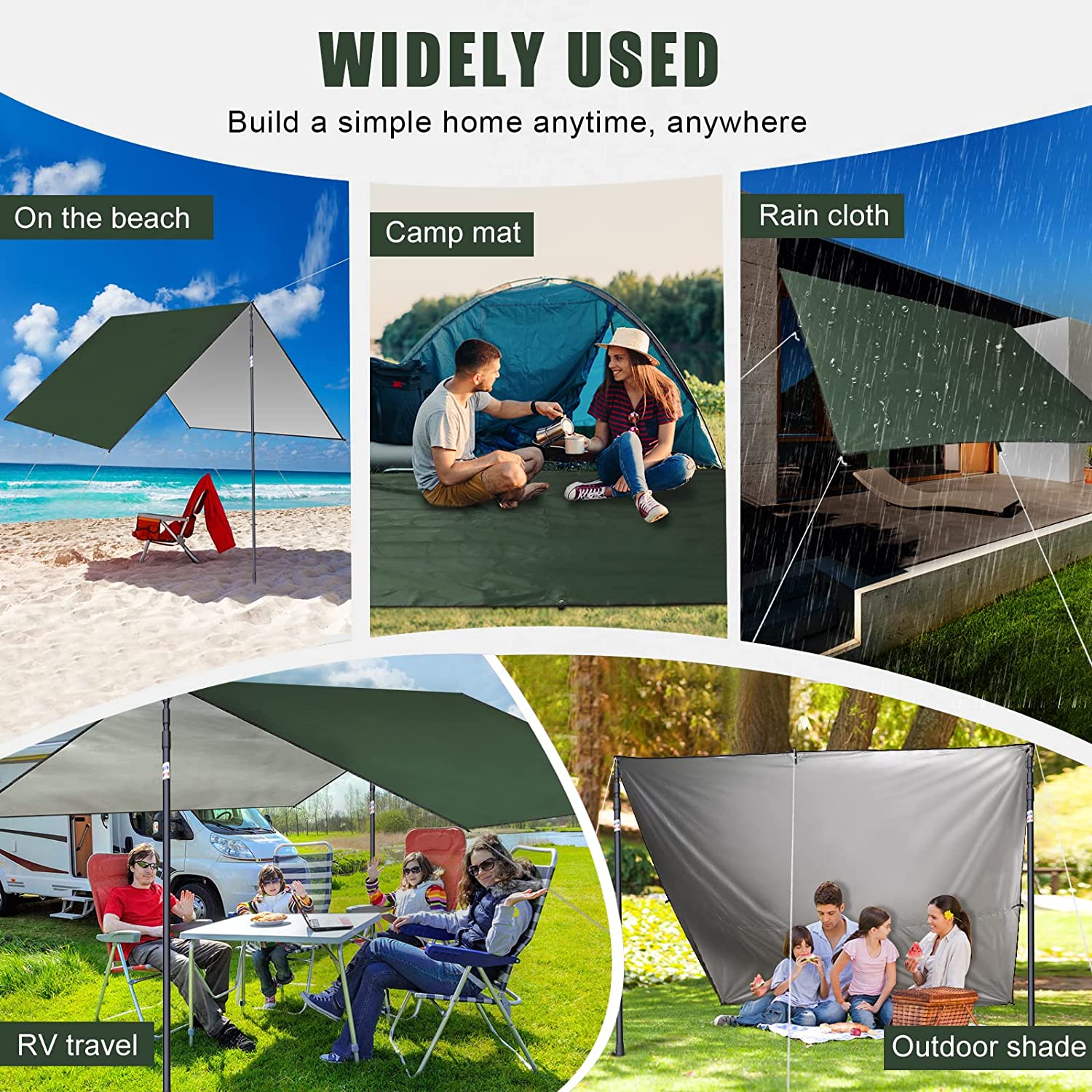 Wodoodporna plandeka kempingow – Hammock Rain Tarp recenzja i cena