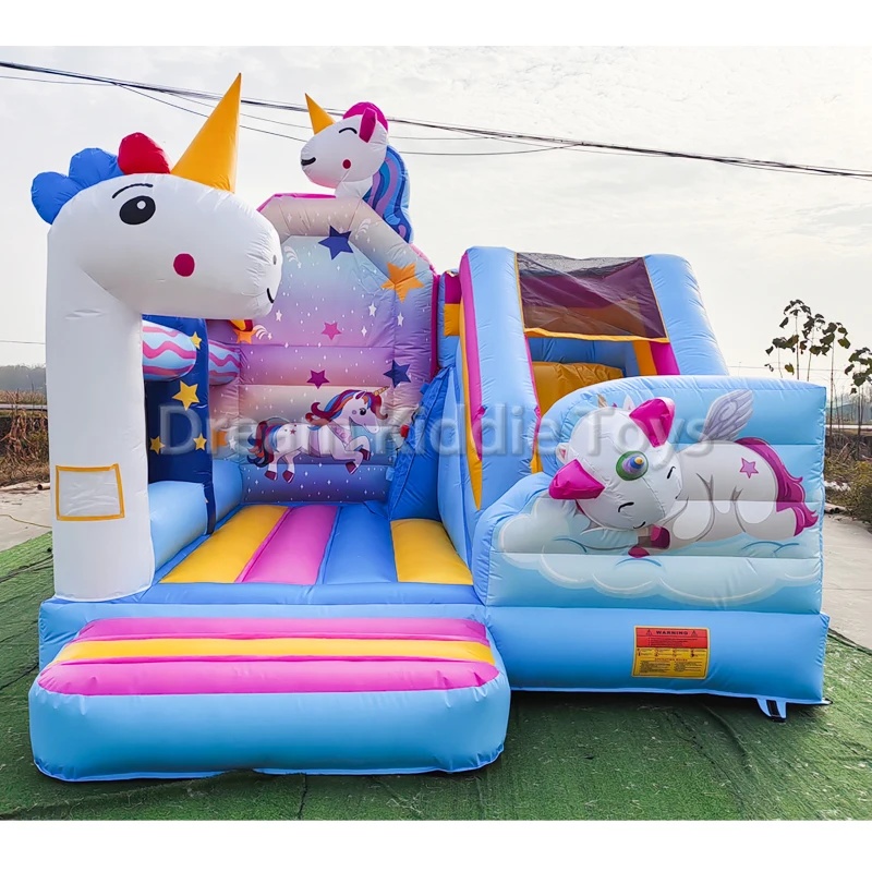 Nadmuchiwany zamek jednorożec  – Outdoor Adventure Kids Party recenzja i cena