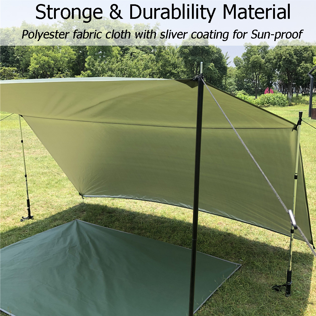 DANCHEL 3x3m Plandeka Kempingo – Hammock Rain Tarp recenzja i cena