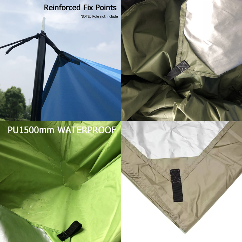 DANCHEL 3x3m Plandeka Kempingo – Hammock Rain Tarp recenzja i cena