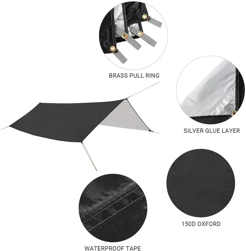 Hamak kempingowy z plandeką pr – Hammock Rain Tarp recenzja i cena